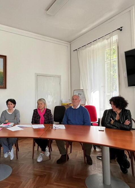 Un momento della presentazione del bando