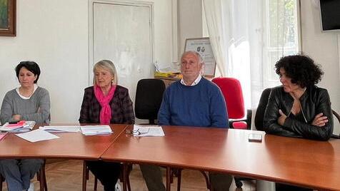 Un momento della presentazione del bando