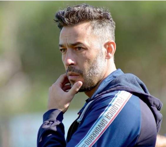 
	Il tecnico del FolGav Marco Bonura durante un match (foto Giancarlo Grassi)

