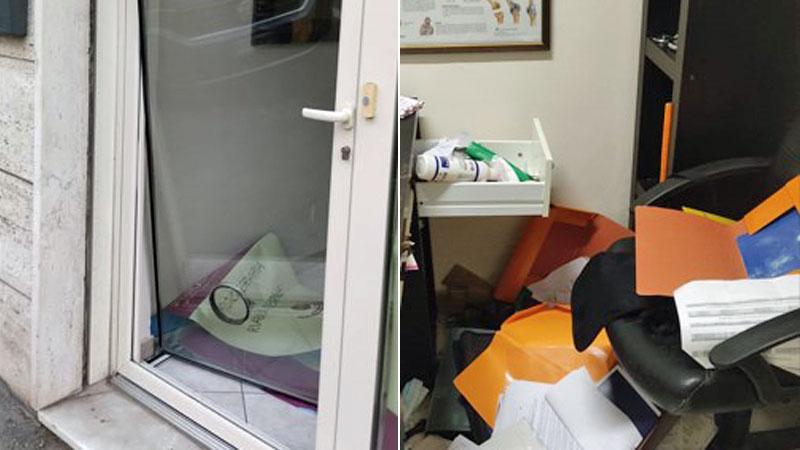 Piombino, ladri nel centro fisioterapico caos e danni per pochi spiccioli