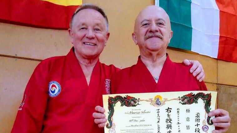 Complimenti al samurai Silvestri: ora è nell’Olimpo del decimo dan