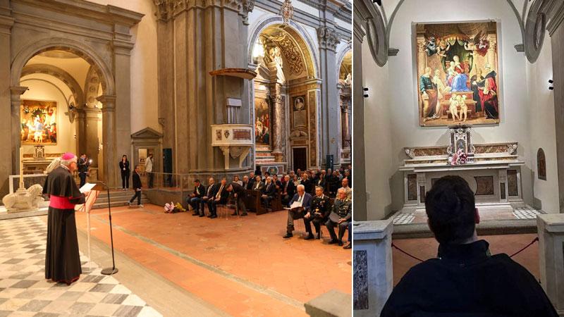 Pescia, disabile la prima volta in Duomo: «Con la mostra su Raffaello non più barriere»