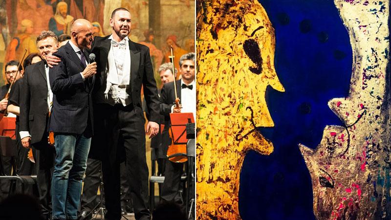 Il tenore Angelo Fiore si dà alla pittura: ecco le sue “Opere senza nome” finalmente in mostra