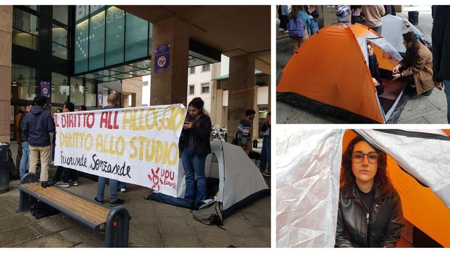 Firenze, scatta occupy-ateneo: gli studenti in tenda contro il caro affitti