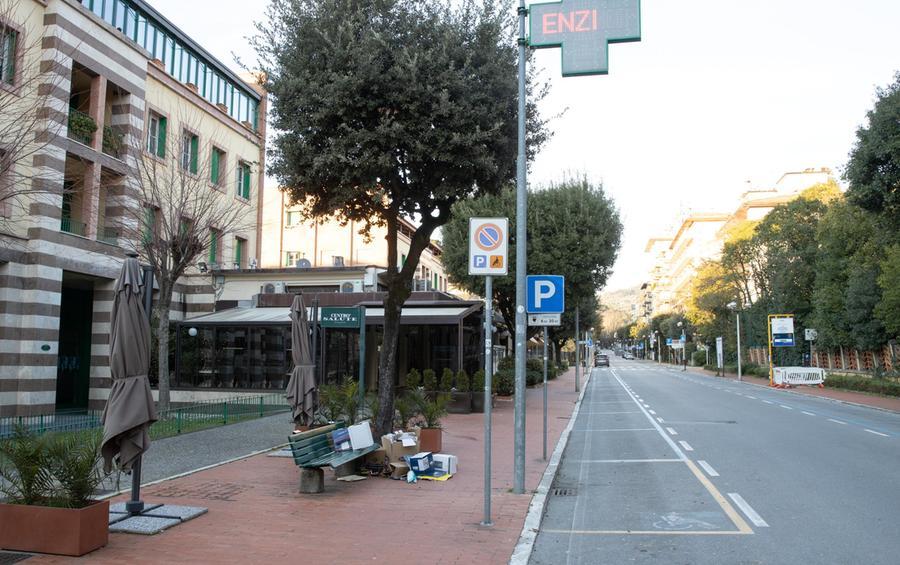 
	Viale IV Novembre a Montecatini

