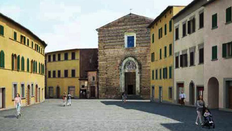 San Miniato, approvato il maxi-progetto per la “nuova” piazza del Popolo: spariscono i parcheggi (o quasi)