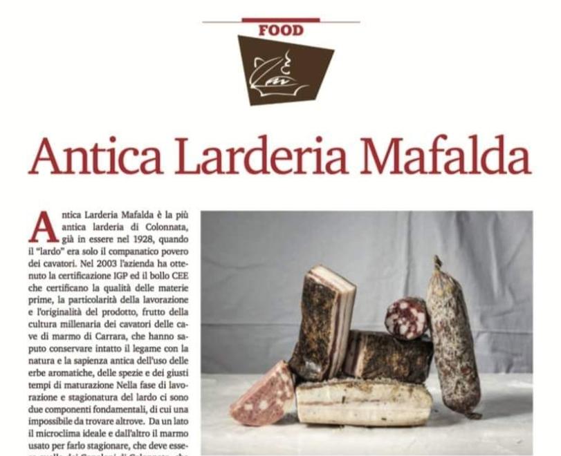 Colonnata, l’antica larderia Mafalda ottiene il prestigioso premio Forbes