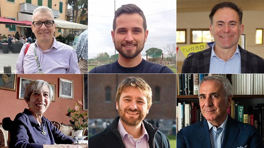 
	Da sinistra in alto: Ciccio Auletta, Alexandre Dei, Michele Conti; Da sinistra in basso Rita Mariotti, Paolo Martinelli ed Edoardo Polacco&nbsp;

