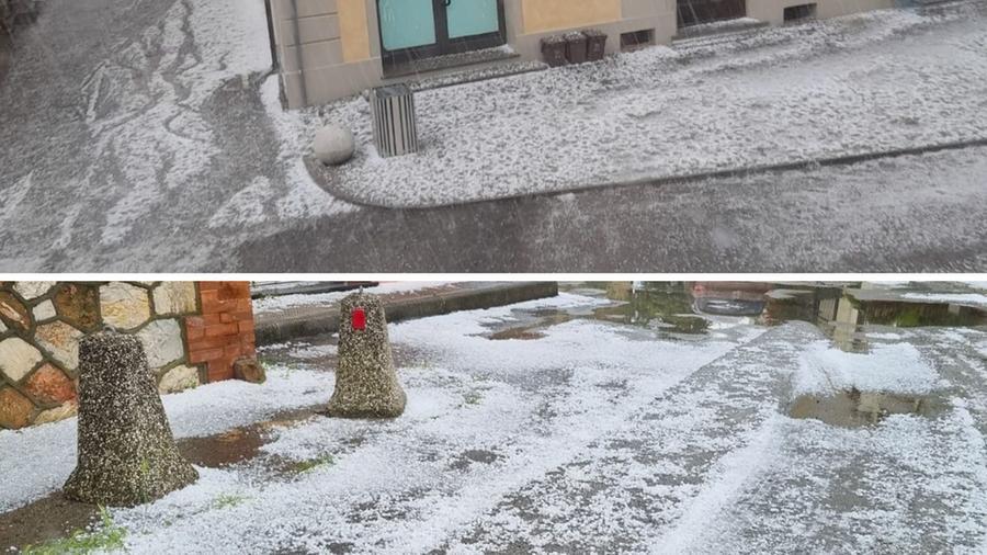 
	In alto la situazione a Fornacette, in basso a Cascina&nbsp;

