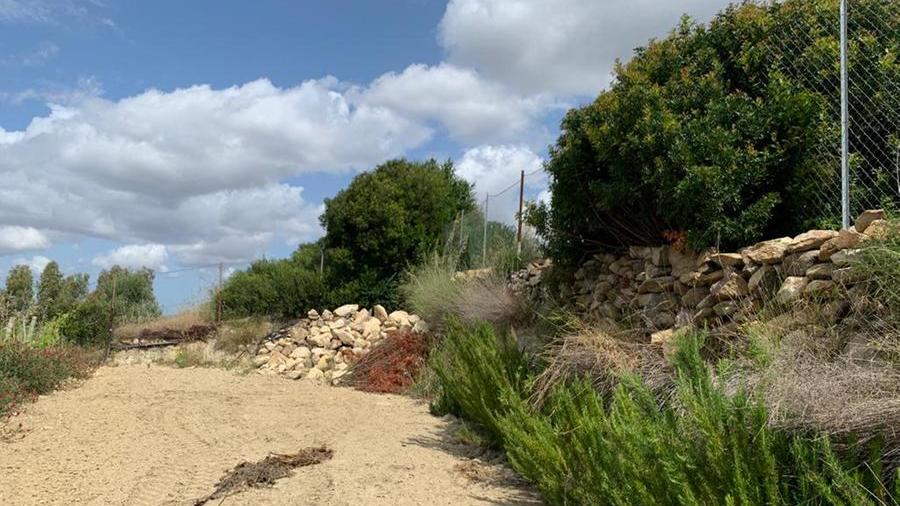 Così si presenta il luogo del ritrovamento