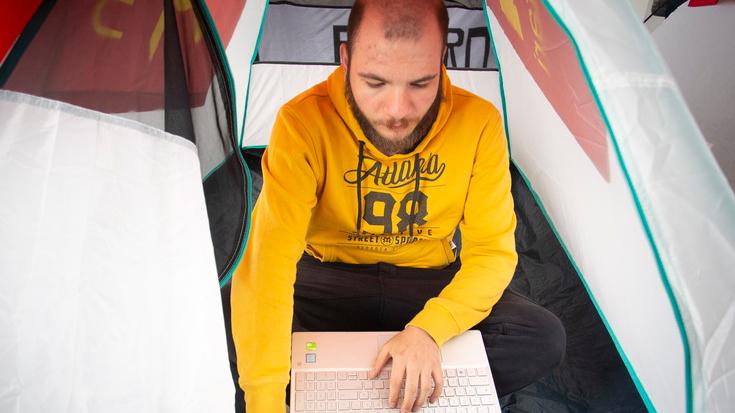 Università Studenti sotto la tenda, la protesta: «Ho impiegato diciotto mesi per trovare alloggio a Modena»