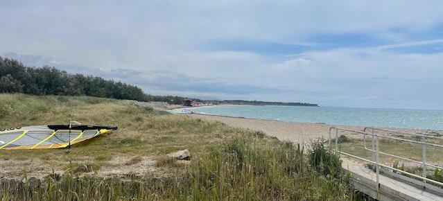La spiaggia a Stagni di Vada
