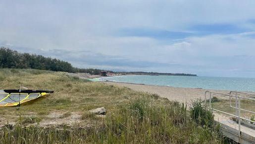 La spiaggia a Stagni di Vada