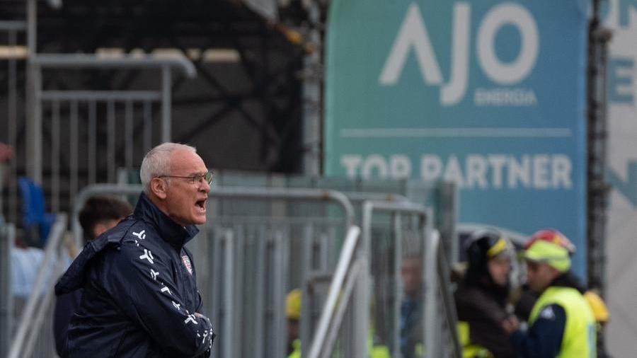 
	La grinta di Claudio Ranieri durante la partita (foto di mario rosas)

