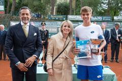 
	Il vincitore dell'Itf Citt&agrave; di Prato U.18, Carlo Alberto Caniato&nbsp;

