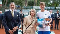 Il vincitore dell'Itf Città di Prato U.18, Carlo Alberto Caniato 