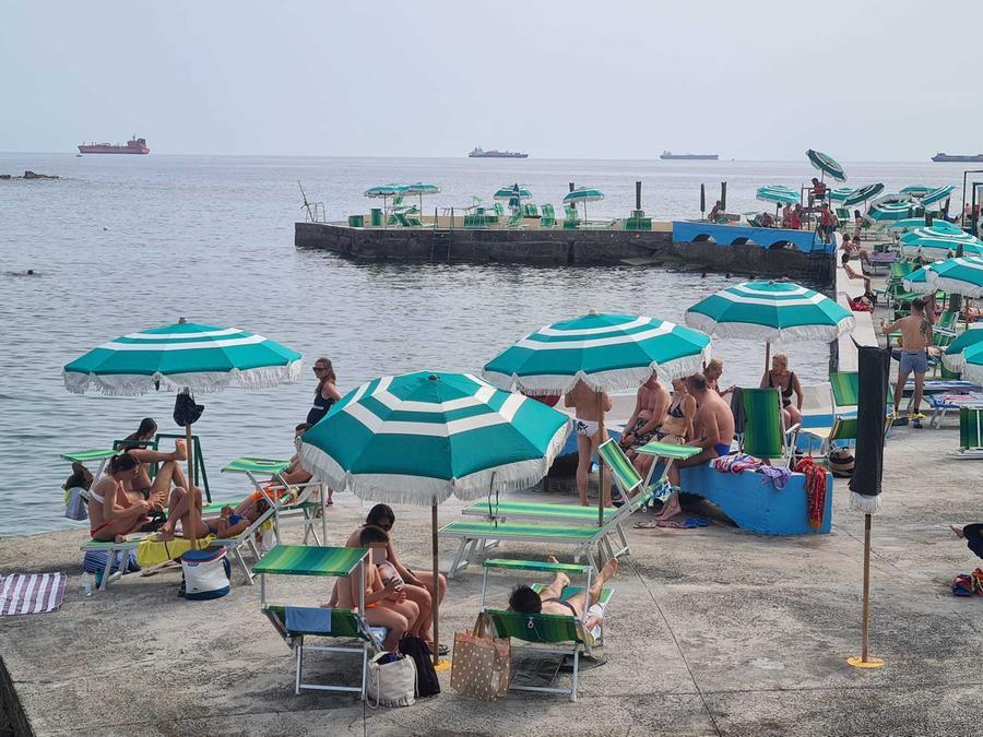 
	Uno scorcio dei bagni Pancaldi

