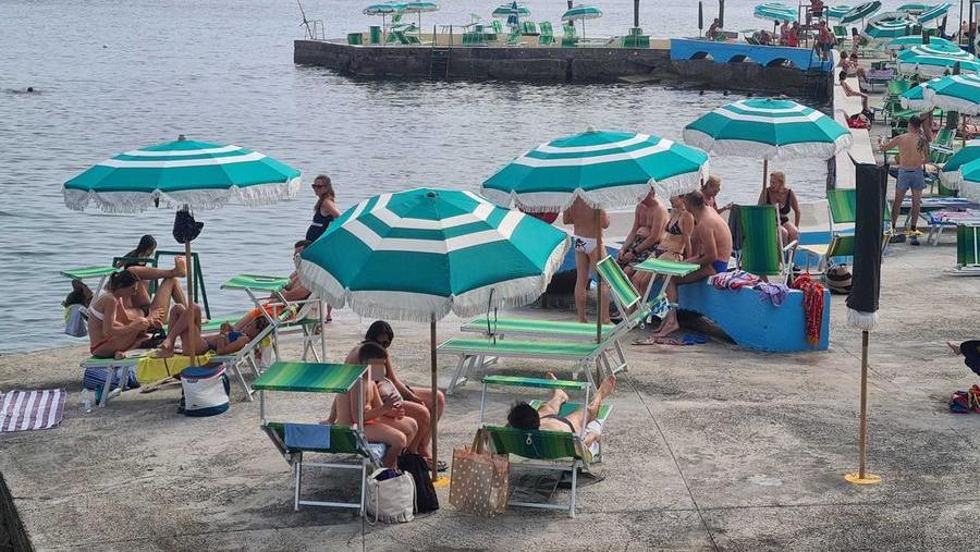 Uno scorcio dei bagni Pancaldi
