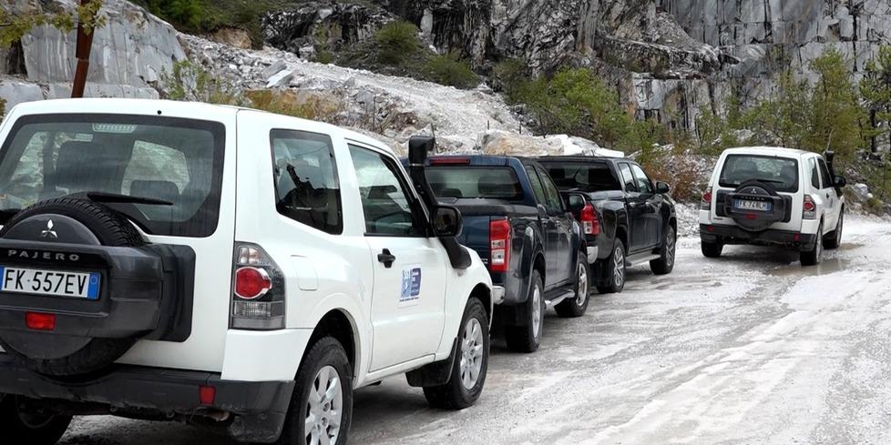La cava sotto il Pisanino dove è avvenuto l’incidente mortale