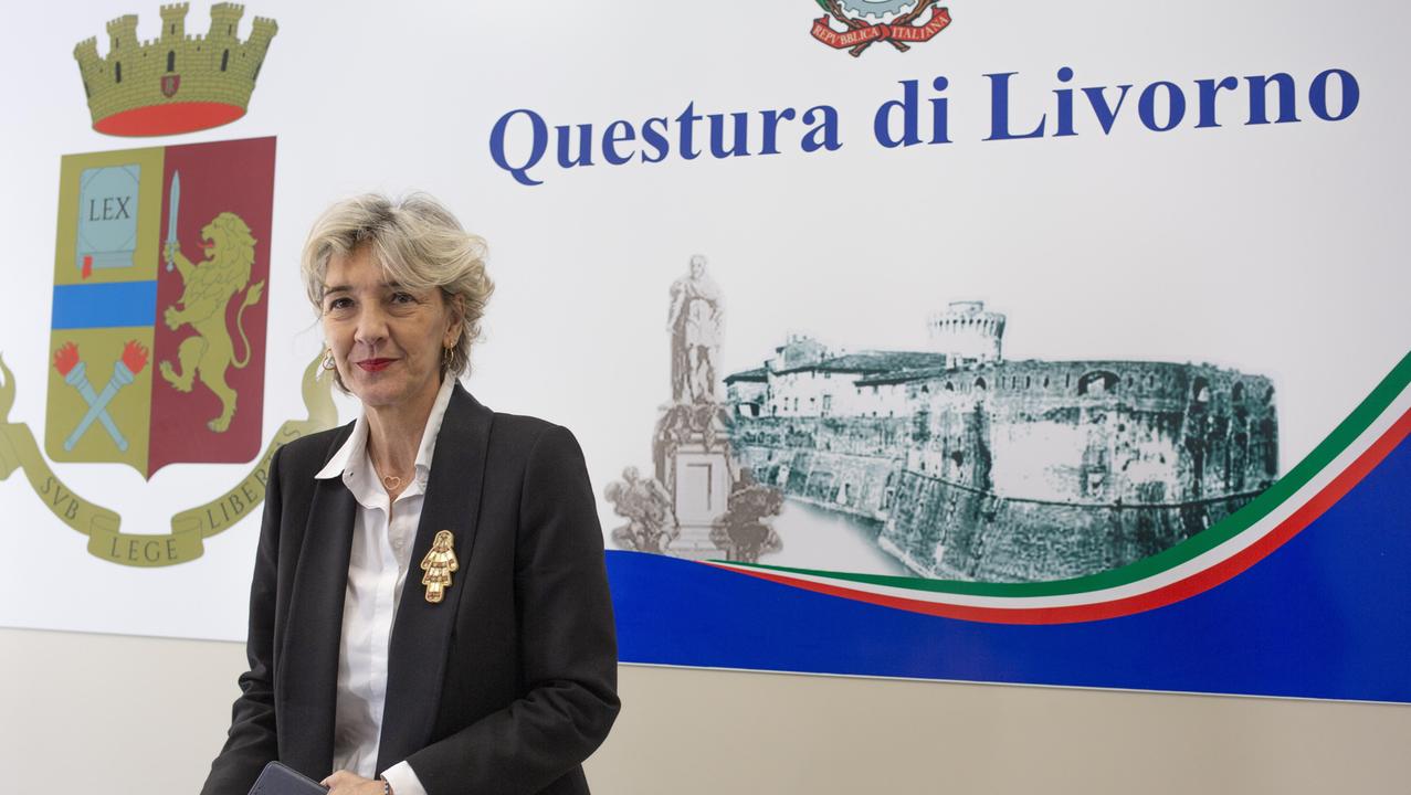 La nuova questora di Livorno, Giusy Stellino (foto Daniele Stefanini/Agenzia Silvi)