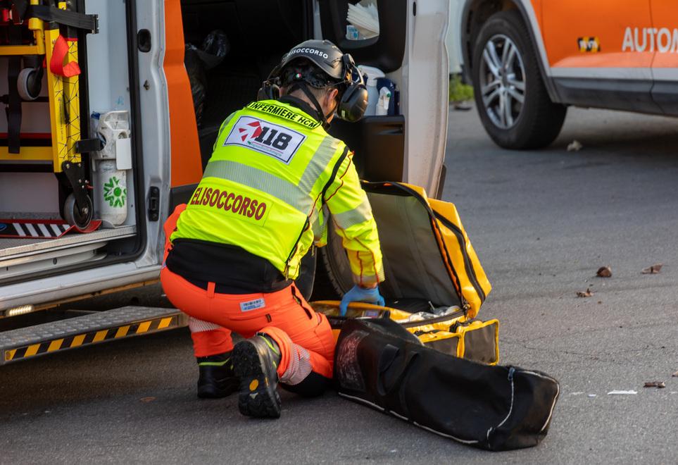 Sassuolo Schianto in bici, grave ciclista 
