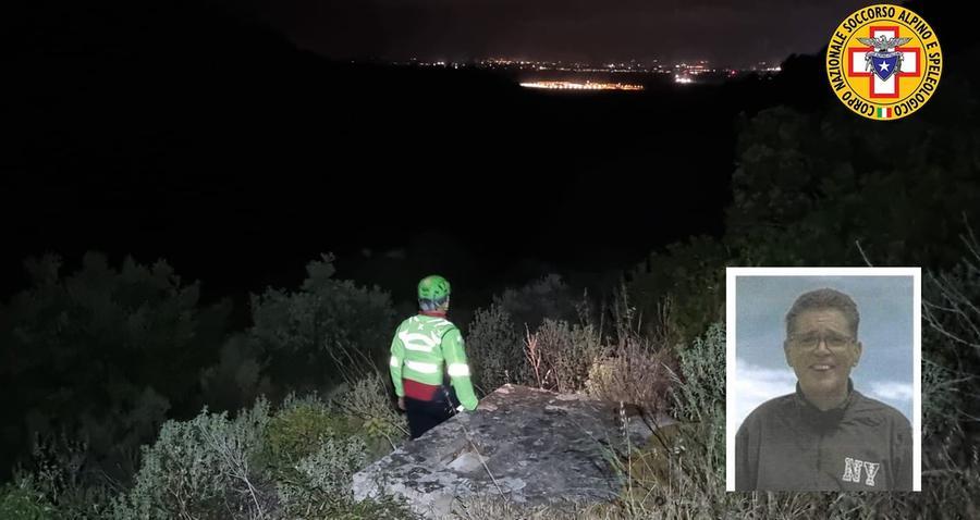 
	Le ricerche a Capoterra e, nel riquadro, lo scomparso

