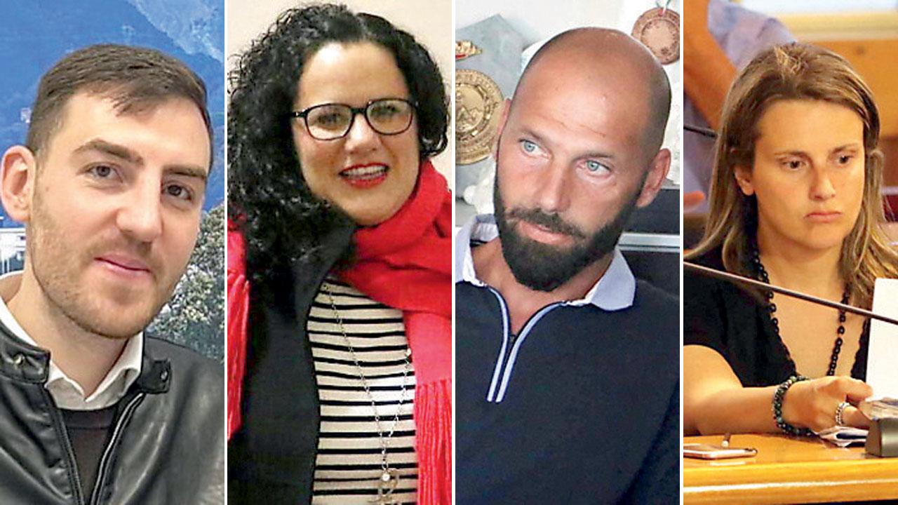 Nella foto partendo da sinistra Daniele Tarantin, Elena Mosti, Marco Amorese e Giovanna Santi