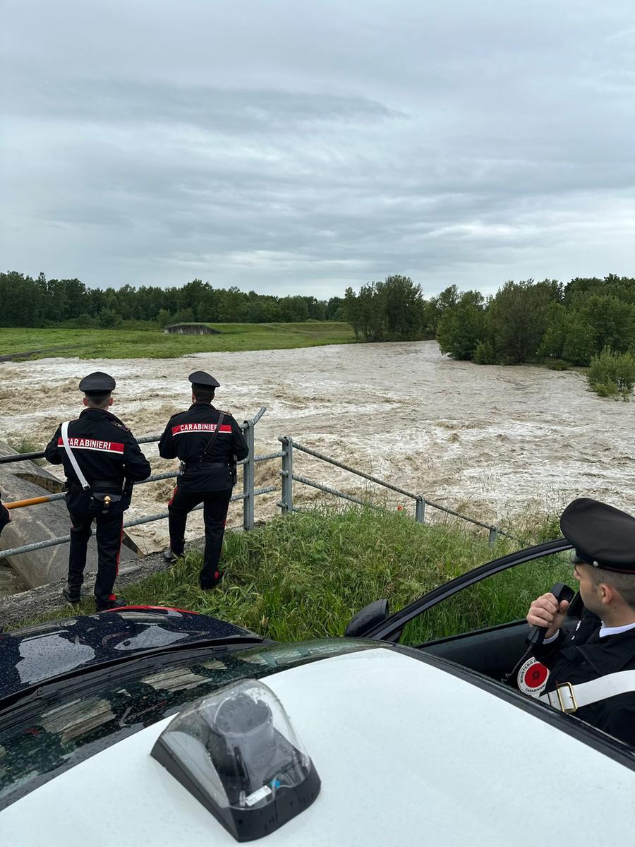 
	La situazione dell'Enza a Montecchio

