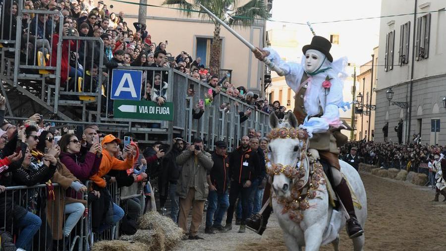 Un momento della scorsa Sartiglia
