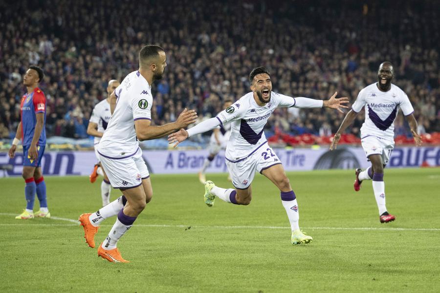 Basilea-Fiorentina, 1-3: doppio Gonzalez e Barak. Si vola in finale