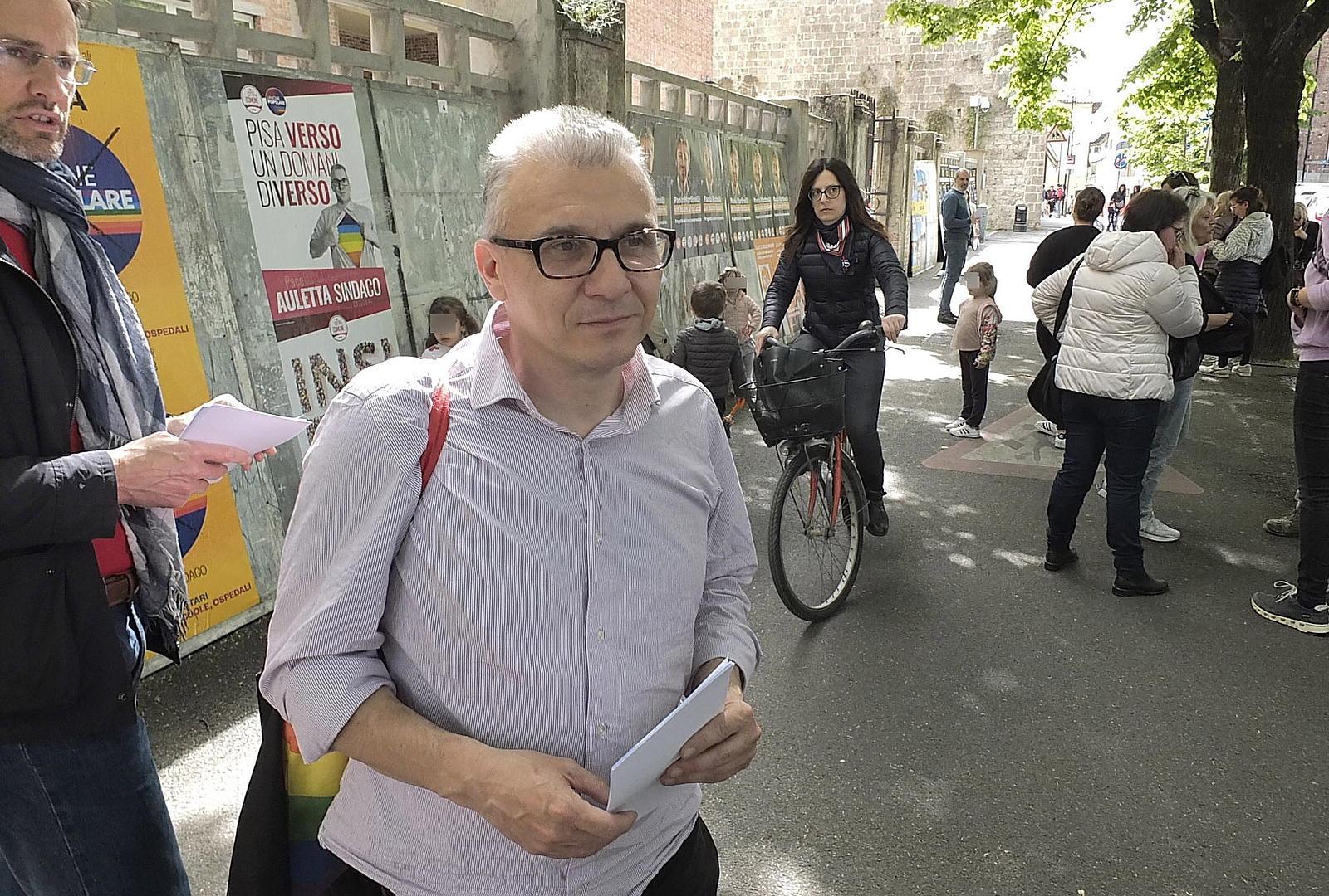 Ciccio Auletta, candidato sindaco per Una città in Comune e Unione Popolare
