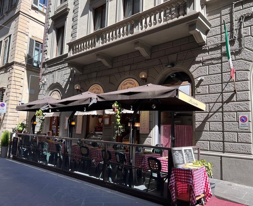 Il ristorante La Madia in via del Giglio