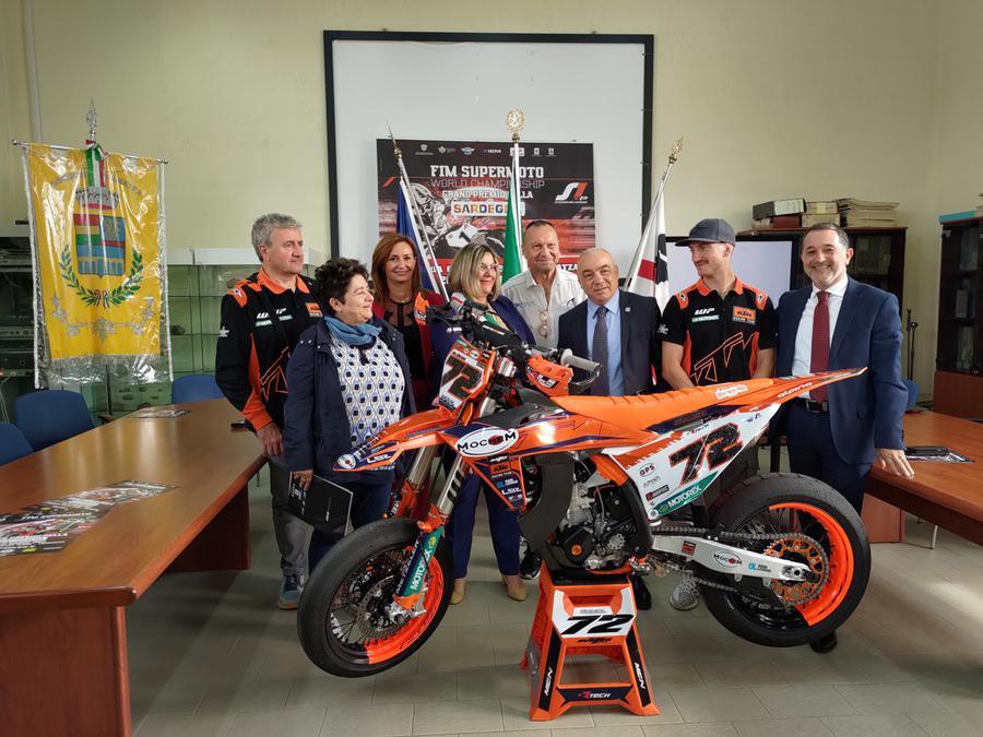 
	La presentazione della tappa del Mondiale di supermoto

