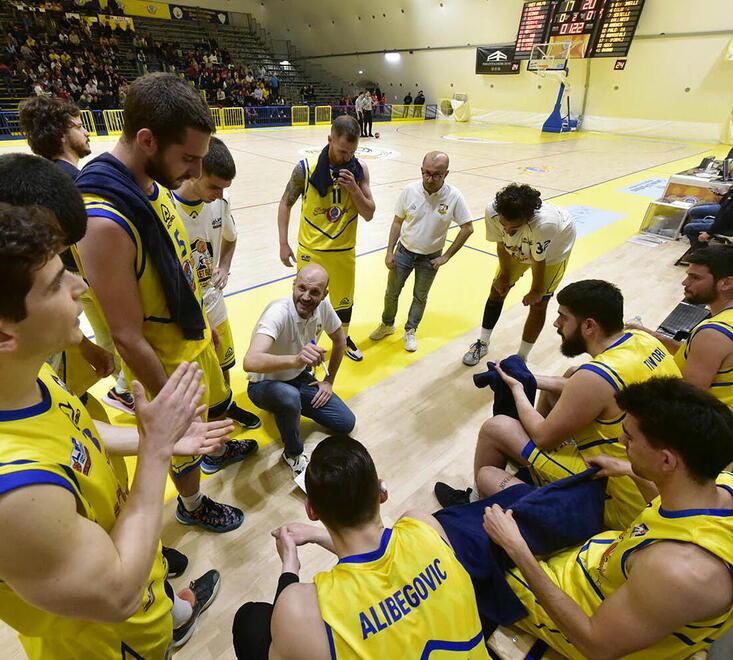 Un timeout (foto Paolo Barlettani)