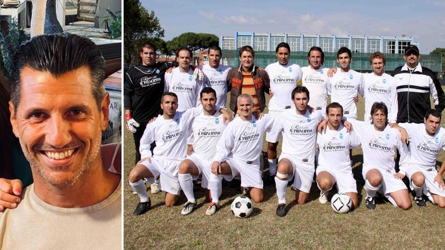 
	A sinistra una bella immagine di Massimo Pasquali A destra in squadra con la maglia del Discobolo

