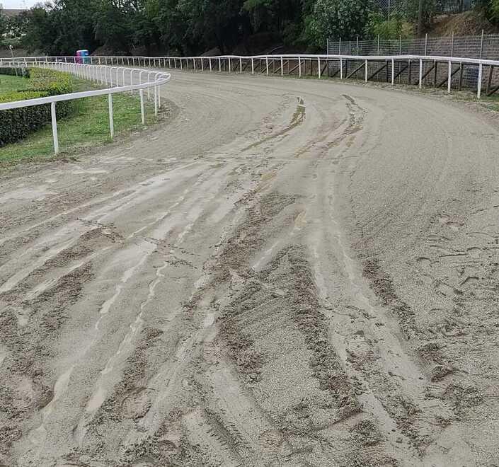 Le condizioni del terreno di gara ieri pomeriggio