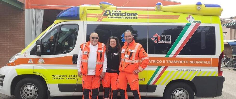 La Croce Arancione di Montecchio salva una donna a Lugo: «Piangeva isolata in casa»
