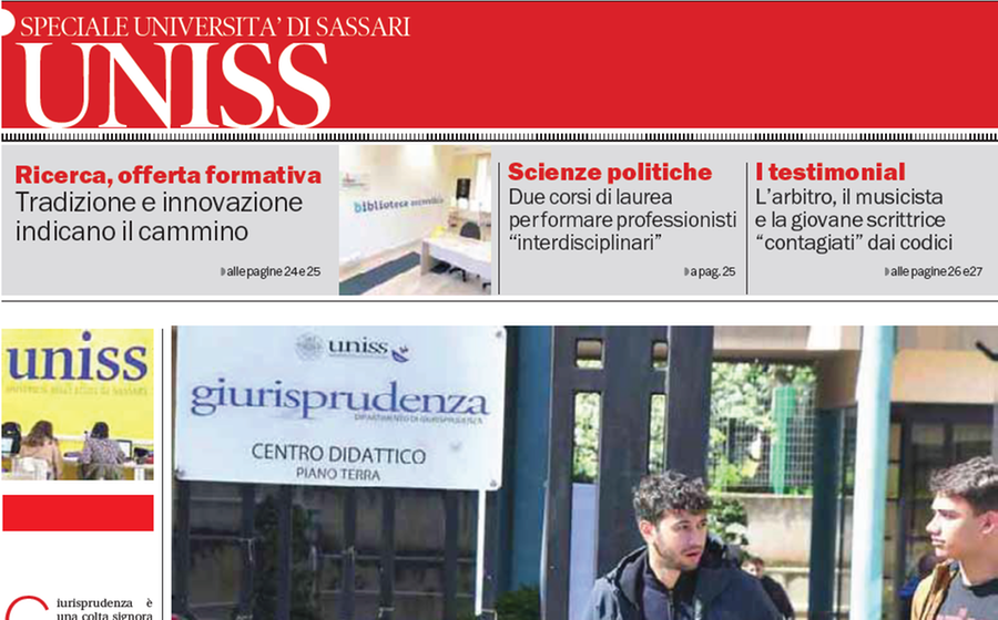 Speciale Università di Sassari – Dipartimento di Giurisprudenza