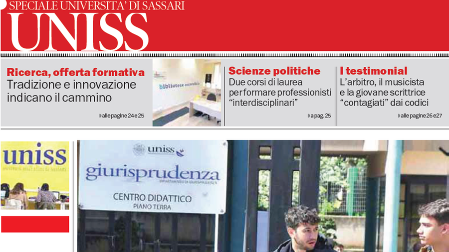 Speciale Università di Sassari – Dipartimento di Giurisprudenza