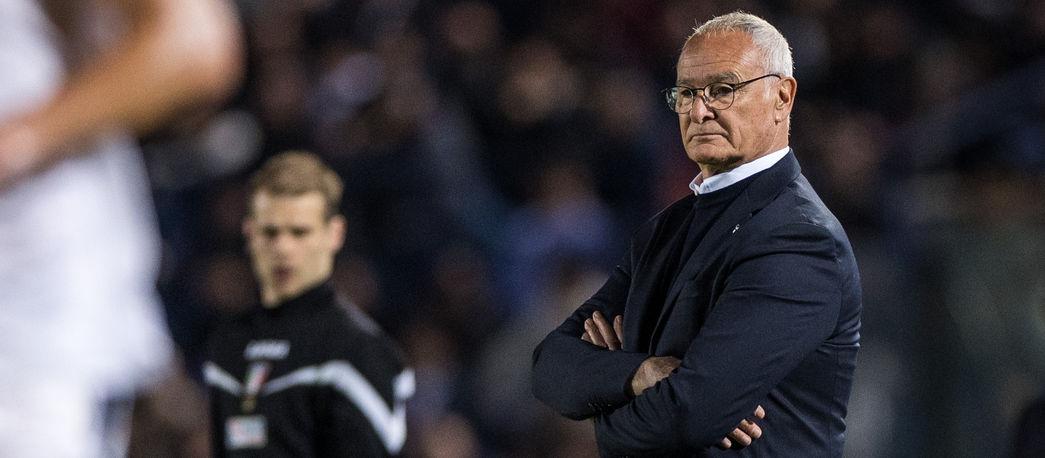 Claudio Ranieri in campo a Cosenza (foto cagliari calcio)