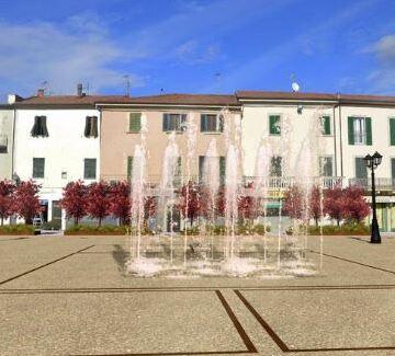 Una simulazione grafica della “nuova” piazza della Repubblica a Ponsacco
