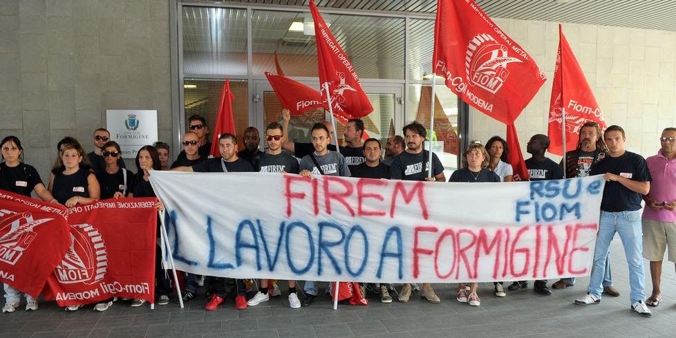 Formigine Svuotarono la Firem, che poi fallì Risarciti i 14 lavoratori e la Fiom 