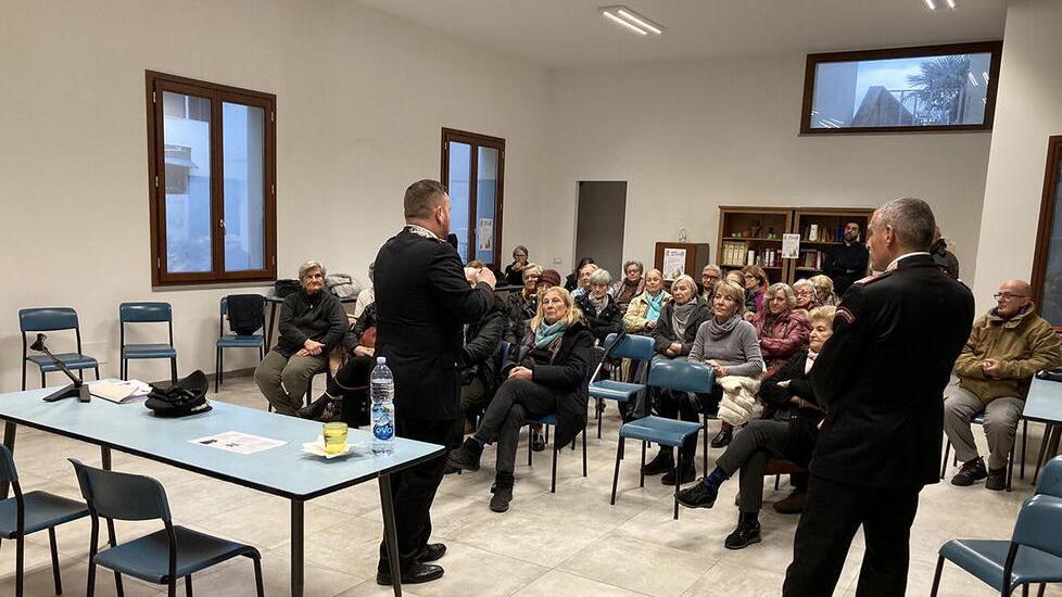 Un incontro organizzato dai carabinieri