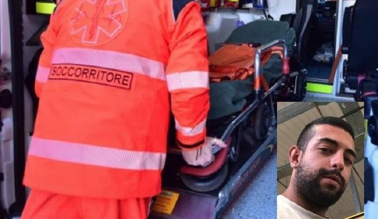 
	Nel riquadro Mattia Pusceddu, la vittima dell'incidente

