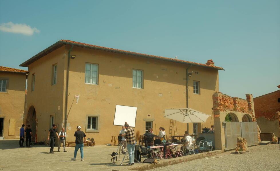 Il set di “Dodici anni dopo” in Fortezza Vecchia