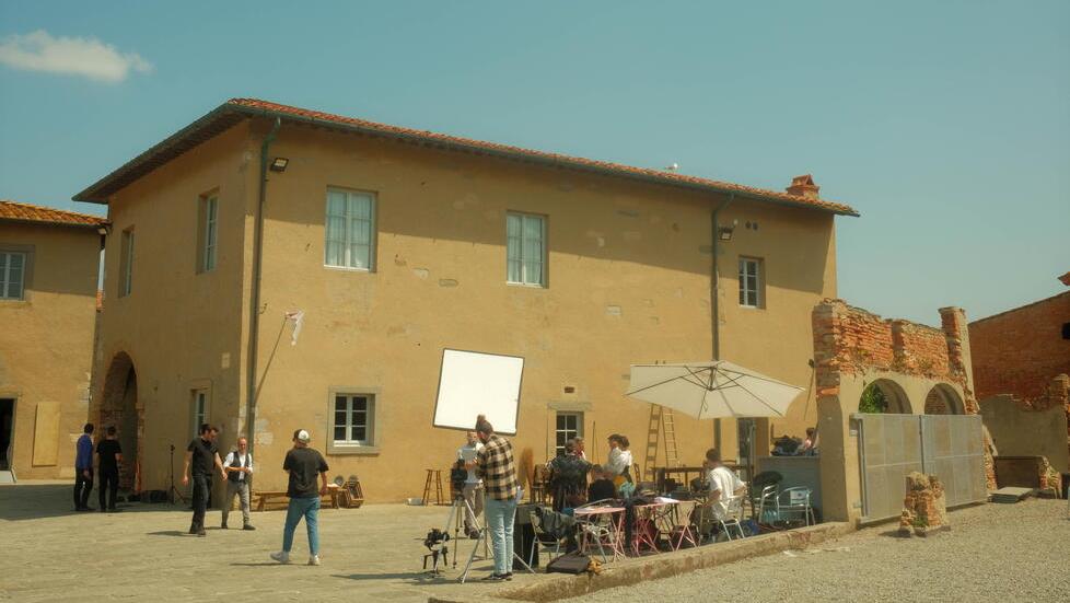 Il set di “Dodici anni dopo” in Fortezza Vecchia