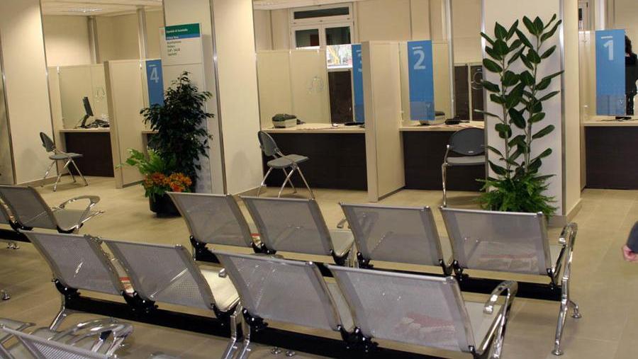 Una sala d'attesa di un centro prelievi (foto d'archivio)