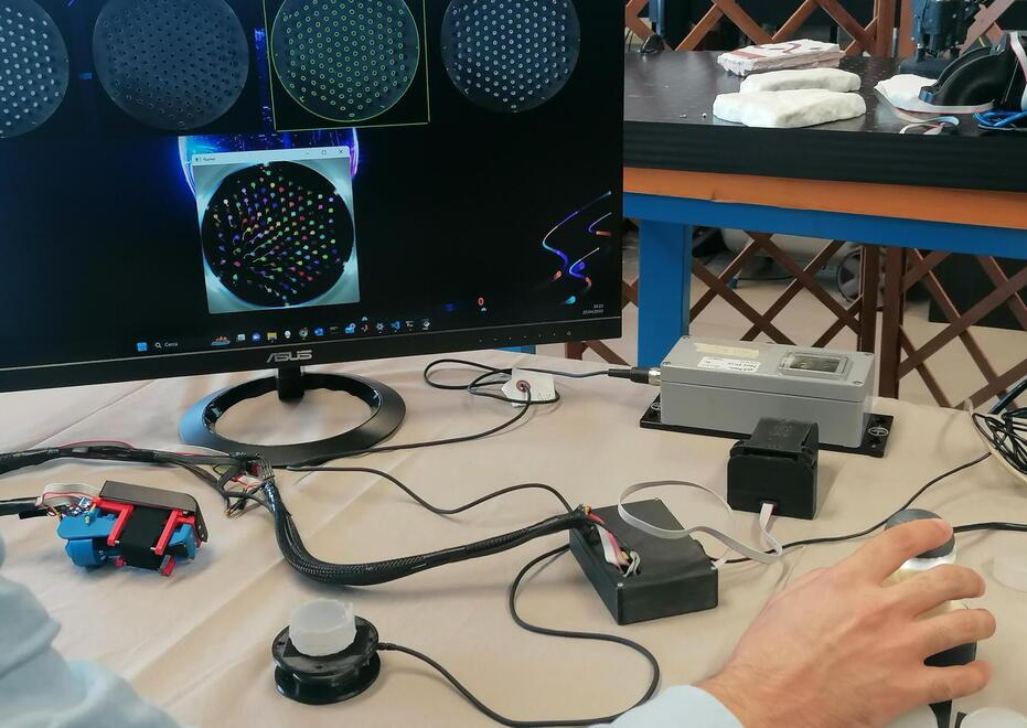Il sistema usato per il polpastrello artificiale che fa parte del progetto