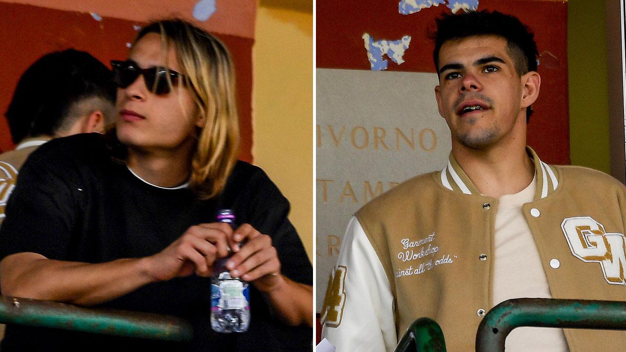 A sinistra Federico Apolloni a destra Mattia Lucarelli (Foto Masini/Silvi)