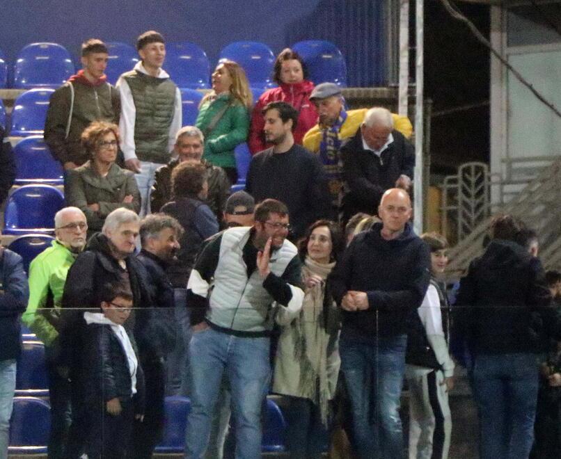 I tifosi della Carrarese sugli spalti
